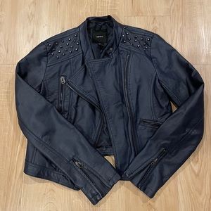 Forever 21 cropped leather jacket